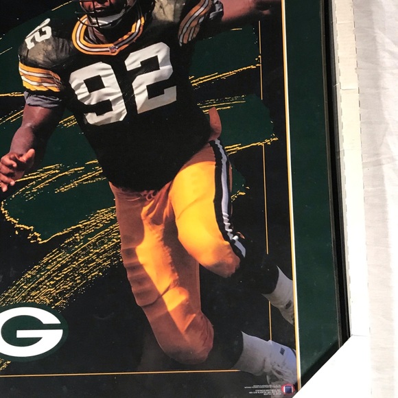 Vintage 1994 Green Bay Packers Framed Poster - Picture 4 of 7